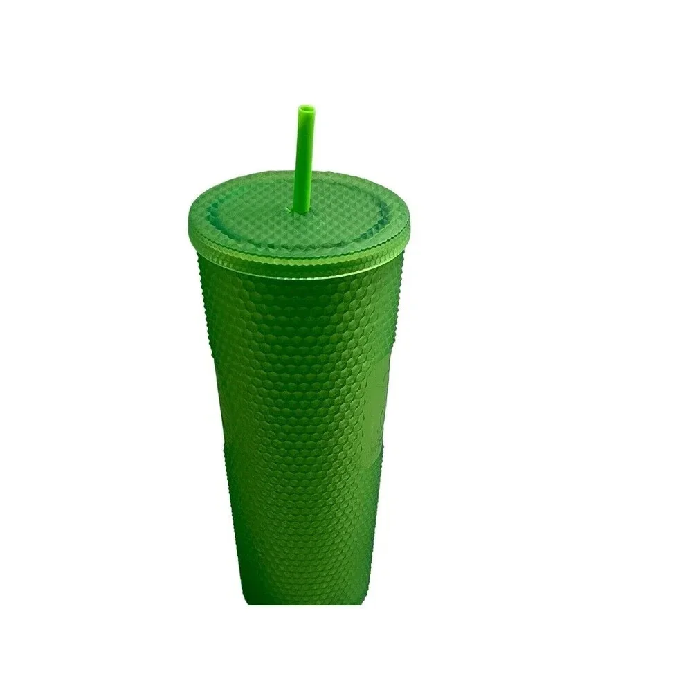 Disney World Parks Starbucks Green Studded Geometric Venti 24 oz Tumbler Cup New